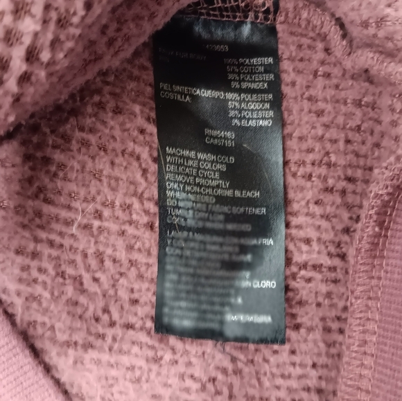 Marc N.Y Andrew Marc Performance Full zip Hooded jacket. (Teddy Fleece) Size XL - Picture 8 of 11